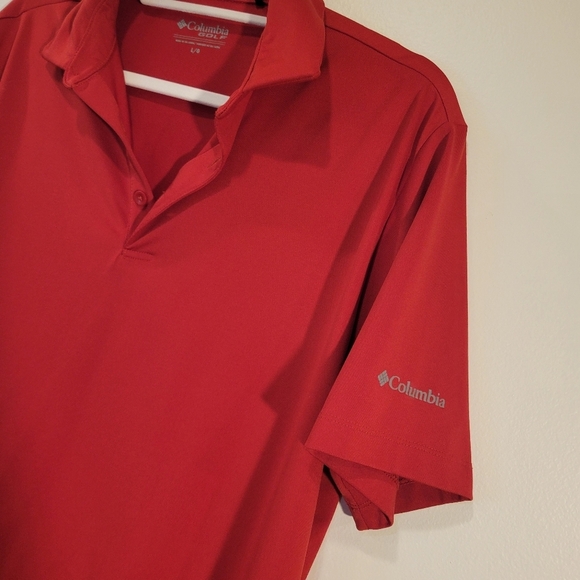 Columbia Men's Red Polo Shirt - Picture 4 of 5